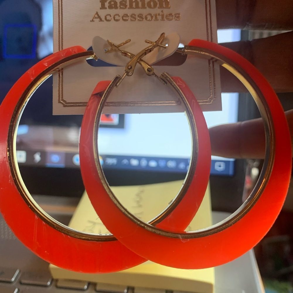 ORANGE (Neon) Earrings